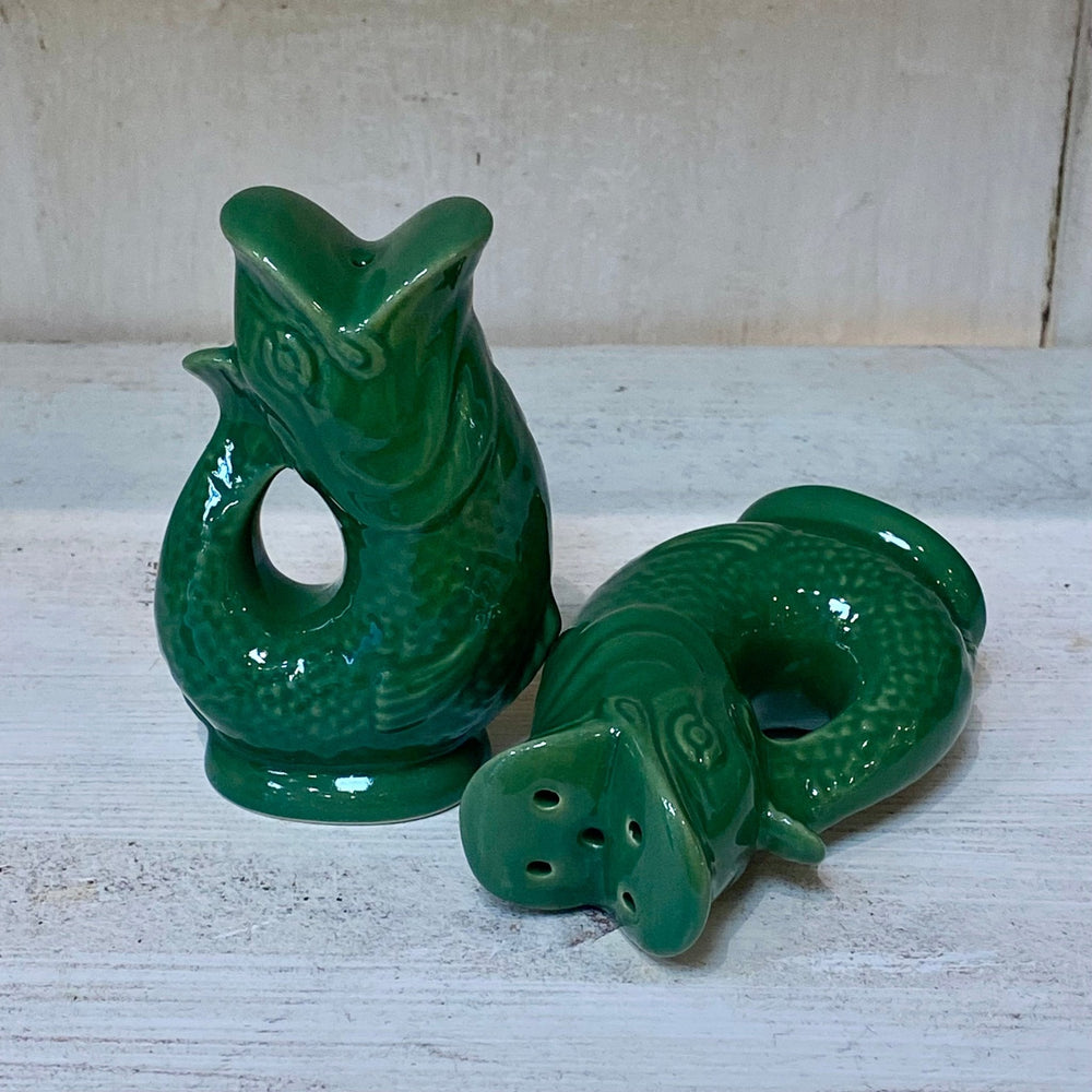 Salière et poivrière Poissons « Gluggle Pots » - Vert
