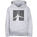 Sweat à capuche football – Fringoo gaming gris for Boys Cotton Rich Soft Hooded – Cristiano gris