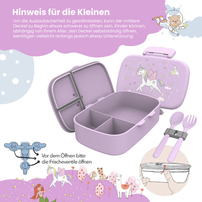 Einhorn Bundle - Bento Box Set & Trinkflasche 450ml