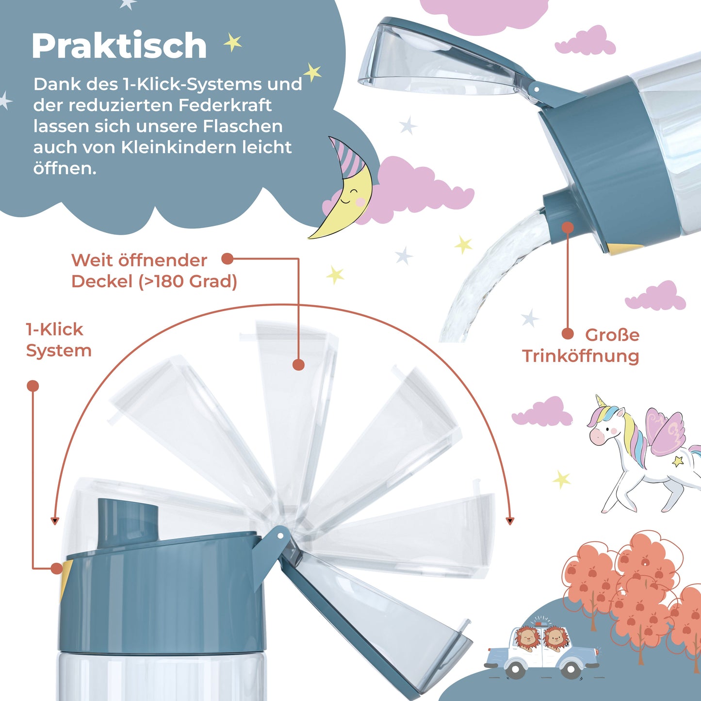 Bagger Bundle - Bento Box M & Trinkflasche 450ml & Isolierflasche 400ml
