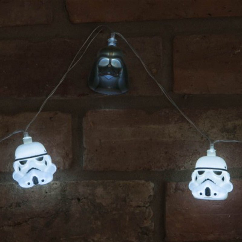 Dark vader and stromtrooper light garland