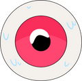 Figurine Halloween Eyeball Stickie – 15,2 cm