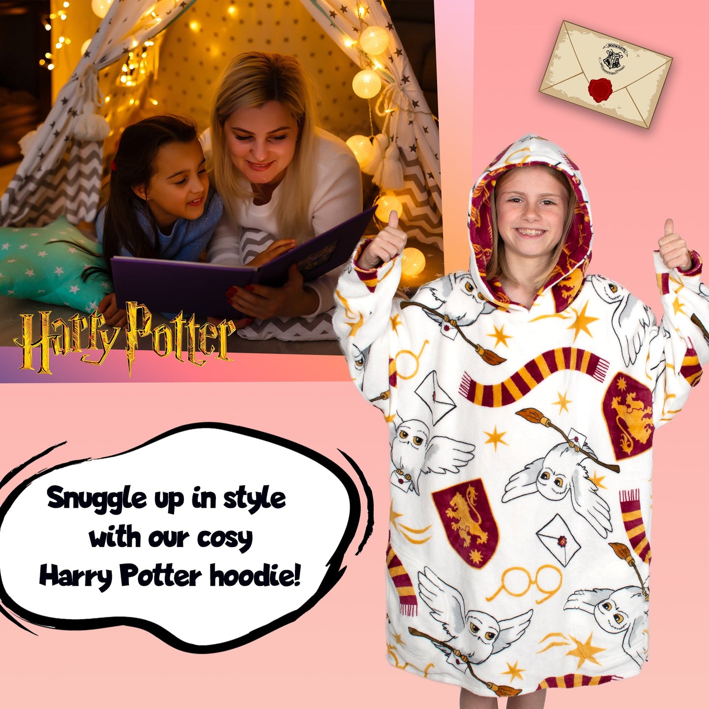 Harry Potter Oversized Sweat à capuche Couverture