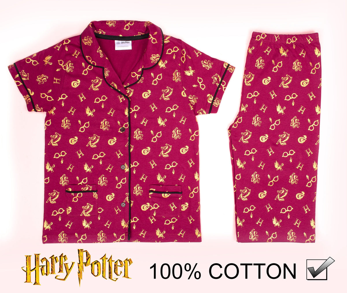 Pyjama – Set with Buttons – Harry Potter