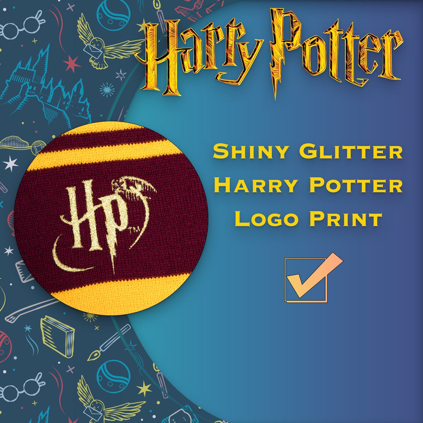 Écharpe – Harry Potter Scarf – Burgundy