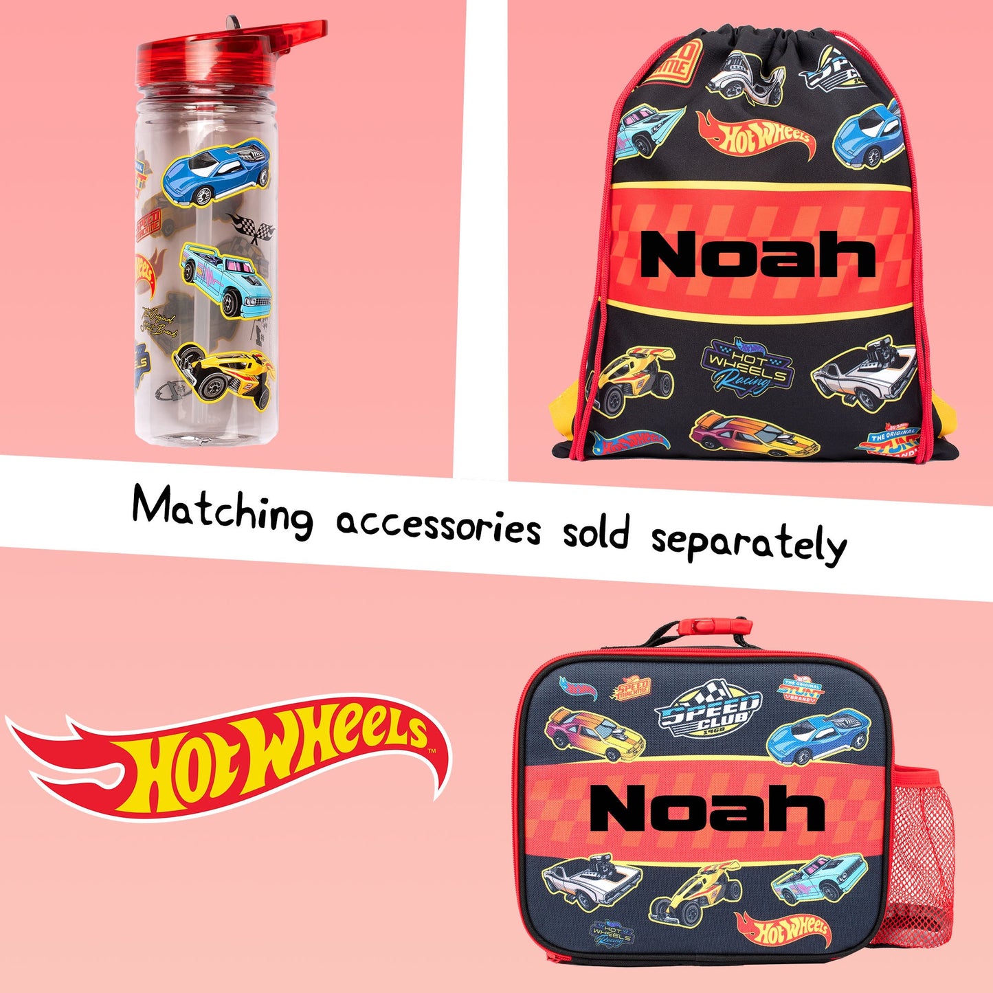 Official Hot Wheels / Sac à cordon | enfant PE Sac