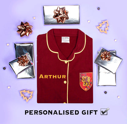 Pyjama – Harry Potter with Buttons – Burgundy