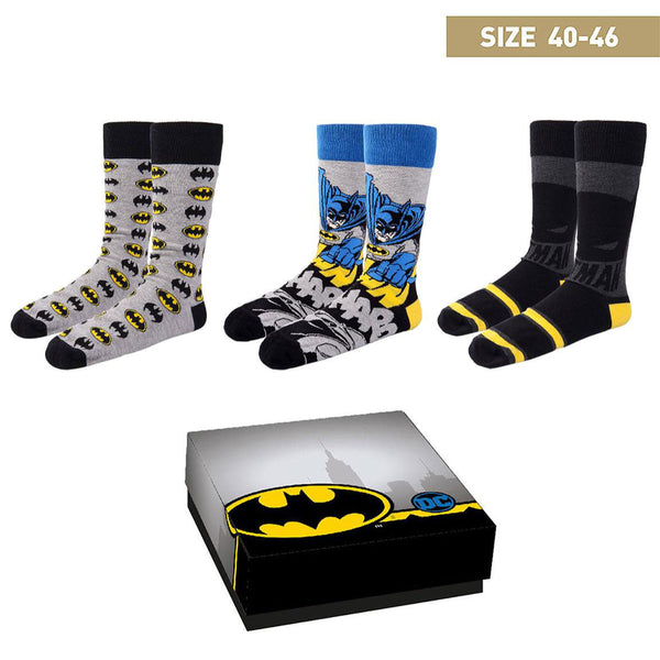 Set van 3 DC Comics sokken - Batman 