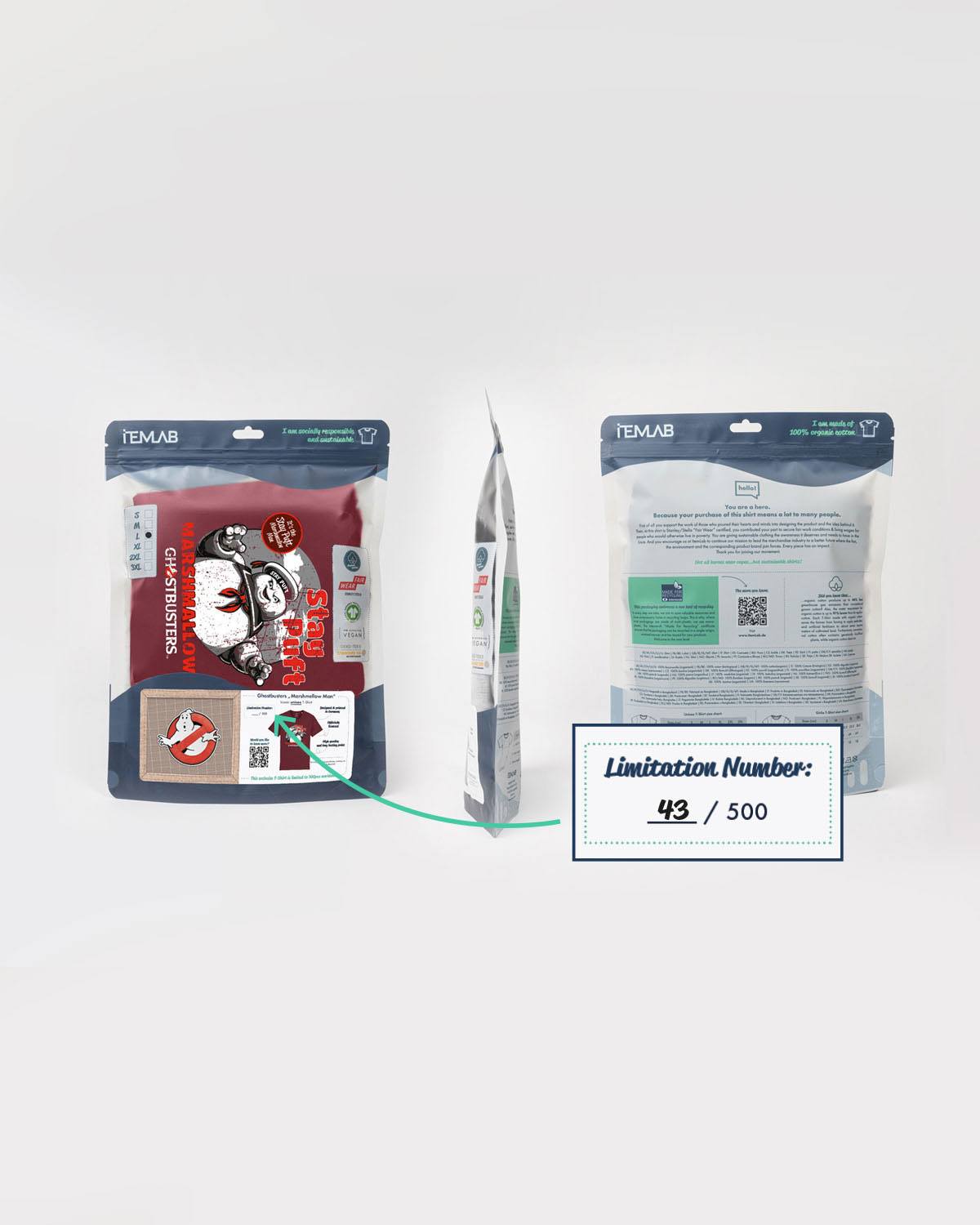 Ghostbusters T-shirt - Bibendum Marshmallow