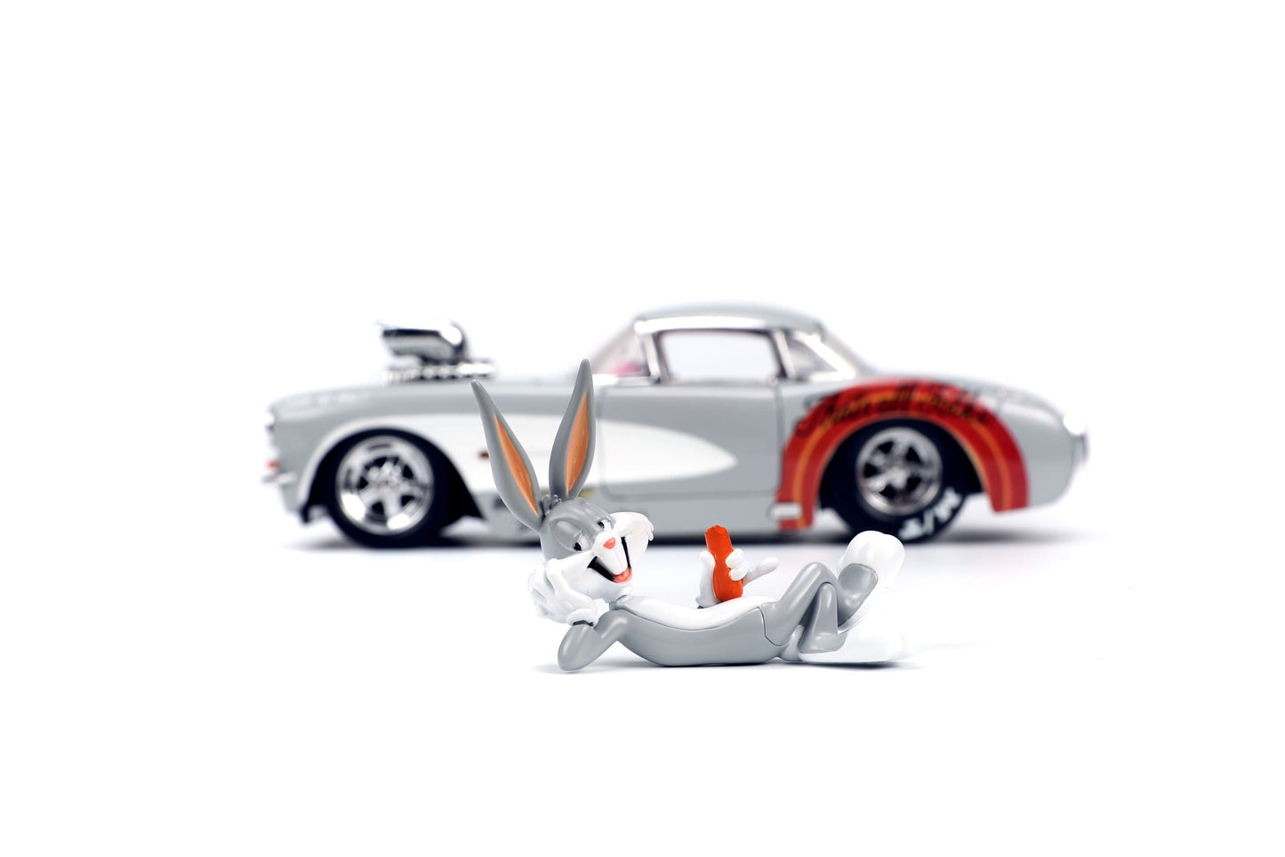 looney tunes 1967 chevy corvette 1 24 jada toys