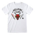 Stranger Things T-shirt - Hellfire Club Wit
