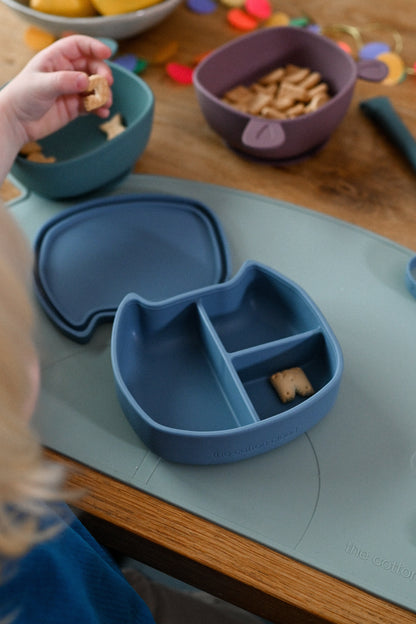 Bol d'apprentissage Lili l'ourse silicone Iceberg