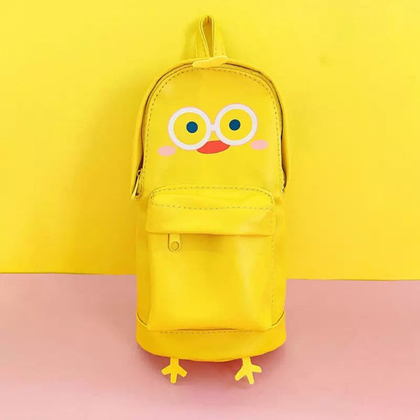 Mini etui, rugzak met eendje, bril