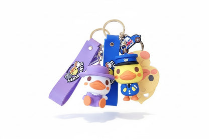 Politie-eend sleutelhanger