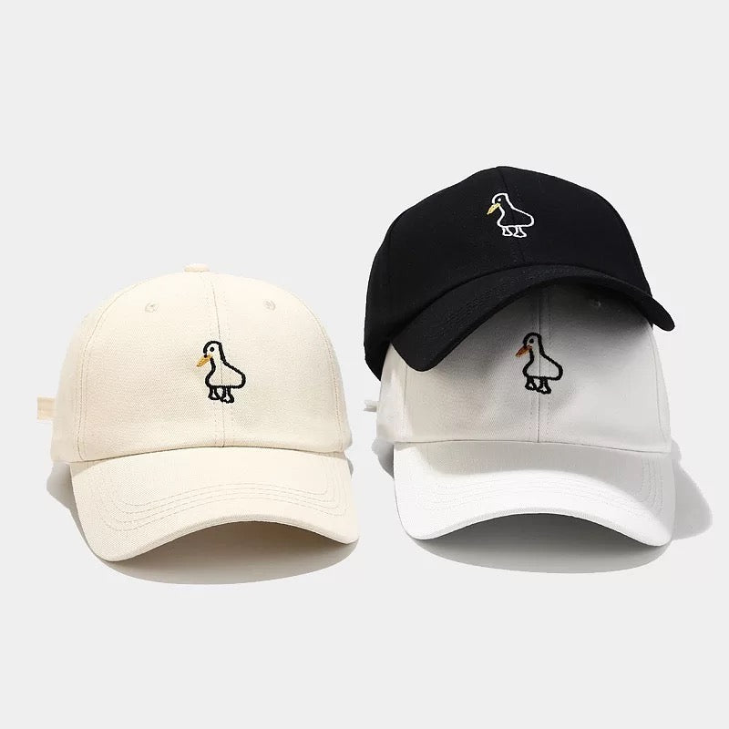 Embroidered duck cap