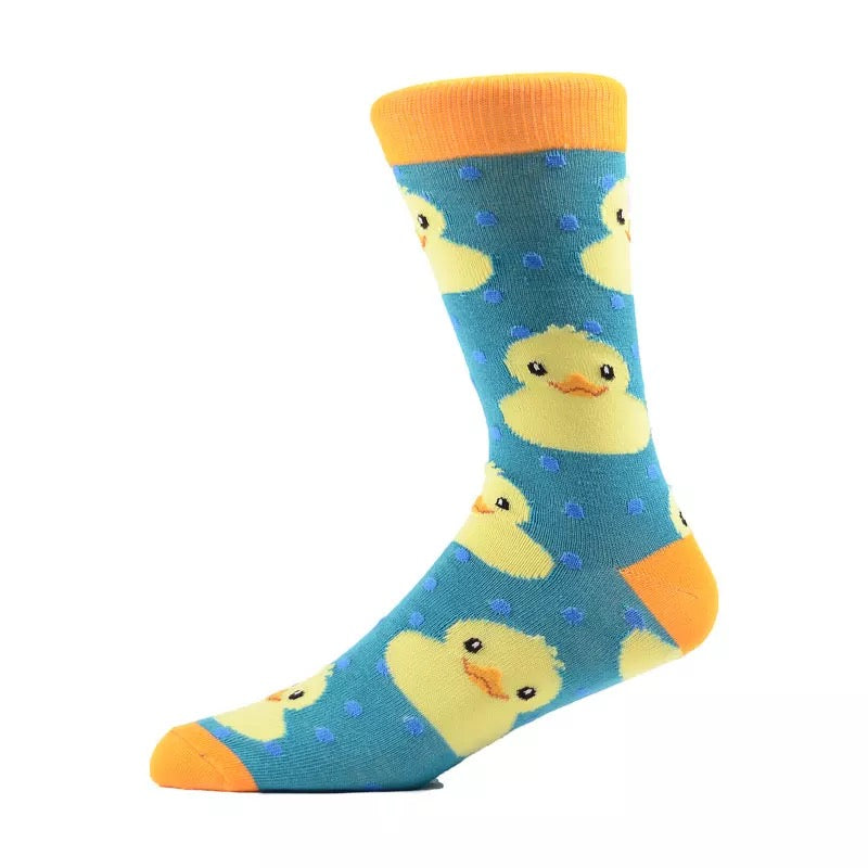 Yellow duck socks