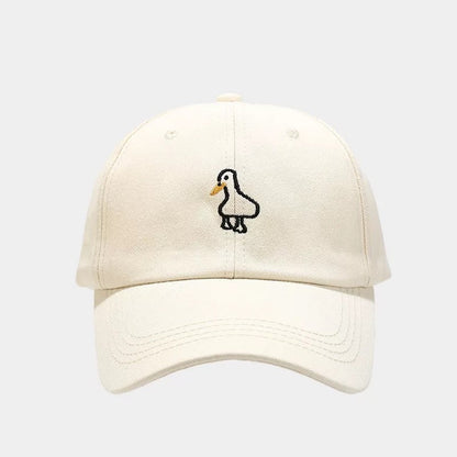 Embroidered duck cap