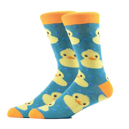 Yellow duck socks