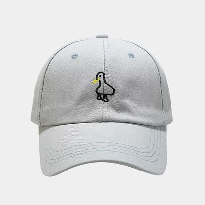 Embroidered duck cap