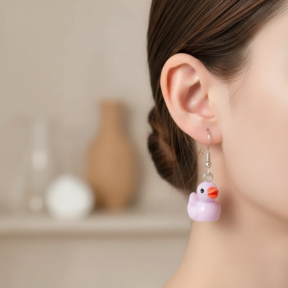 Duck earrings