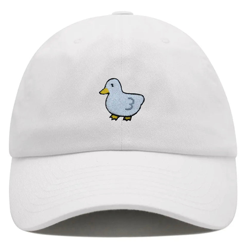 Casquette Canard Blanc Brodé