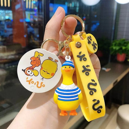 Marine duck keychain