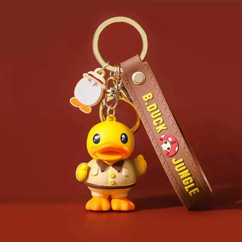 Adventurer yellow duck keychain