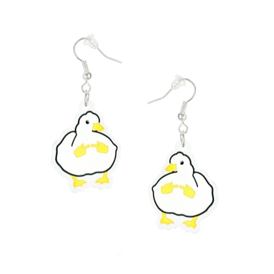 Shy Duck Earrings