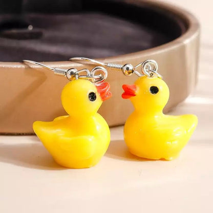 Duck earrings