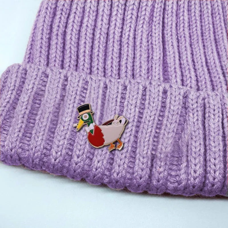 Pin's Ente Colvert Magicien