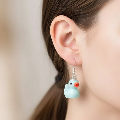 Duck earrings