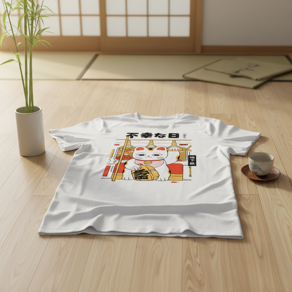 T-shirt Chat Chanceux Metro