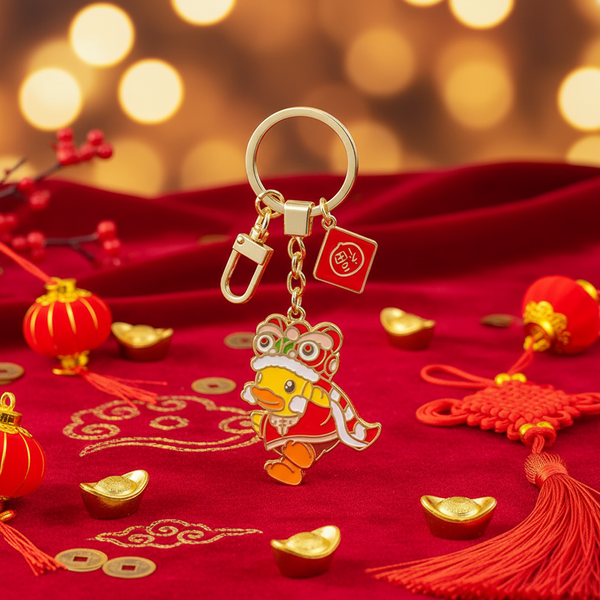 Sleutelhanger met Chinese tijgereend