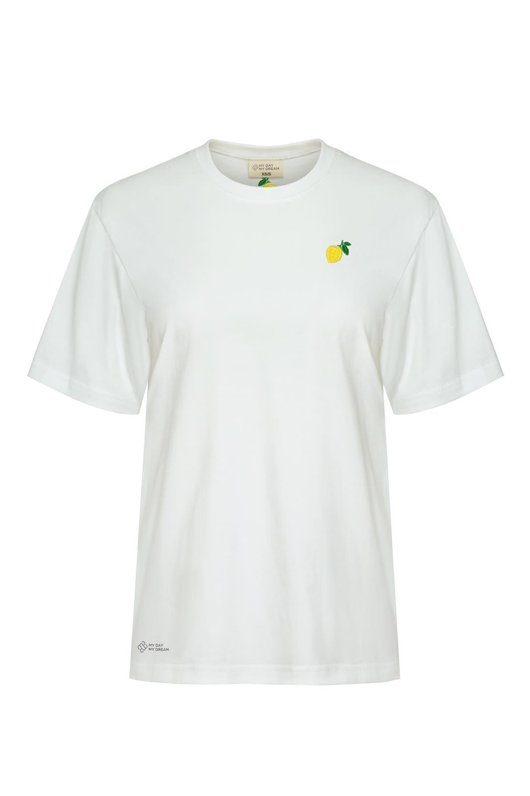 T-shirt oversize Citron – vue produit 6