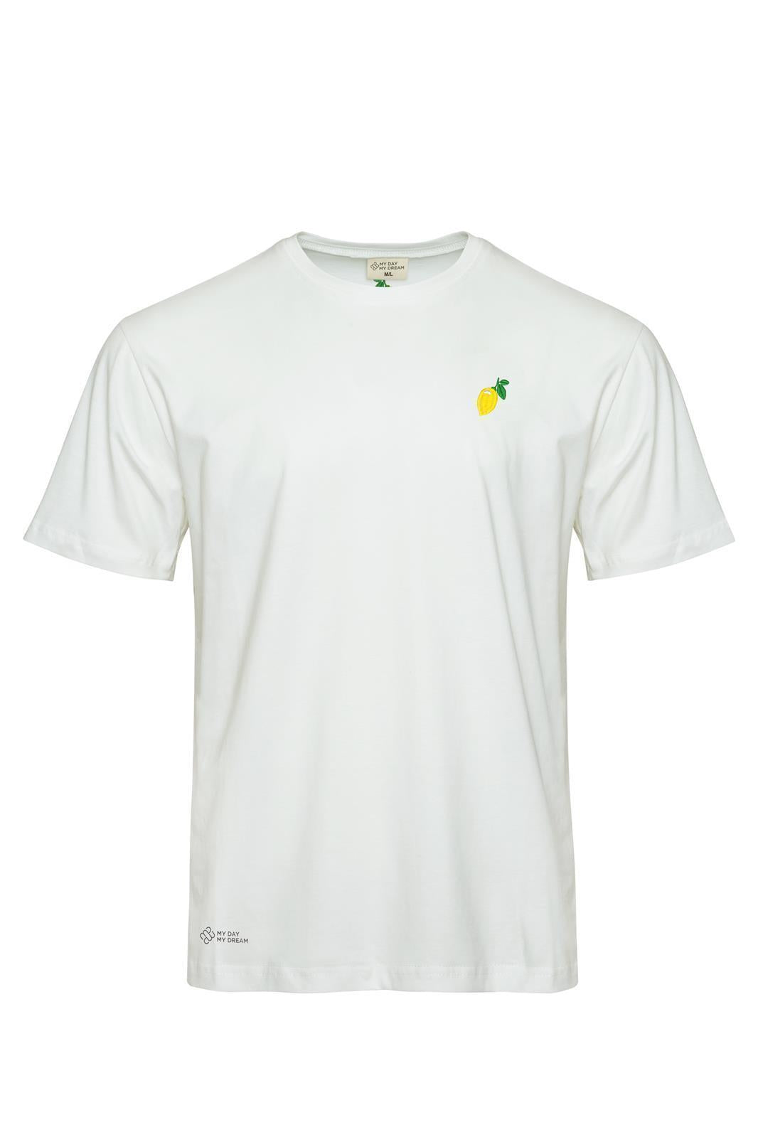 T-shirt oversize Citron – vue produit 7