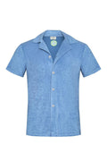 Chemise en éponge bleu-gris