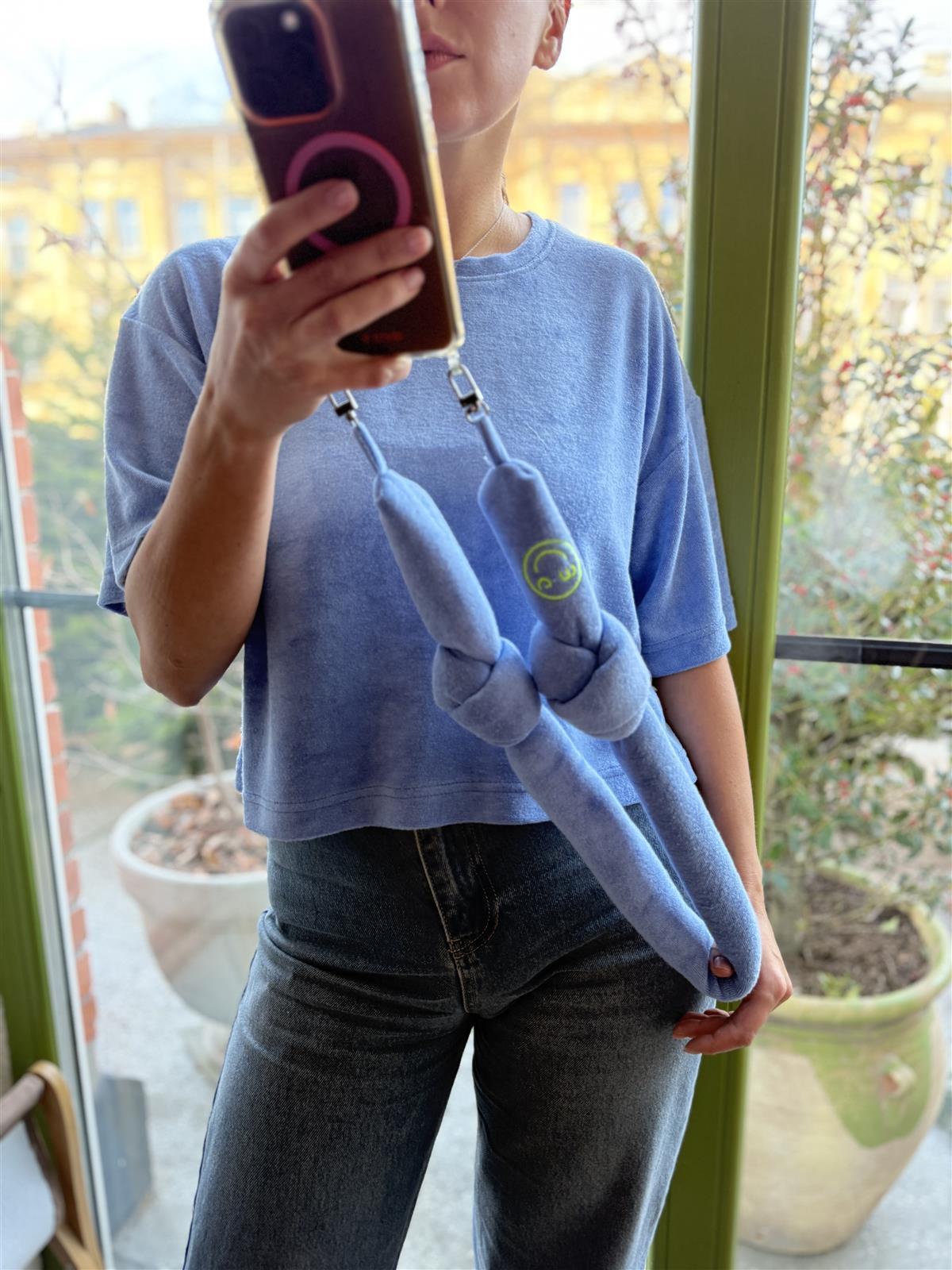 Frottee Handy Kette
