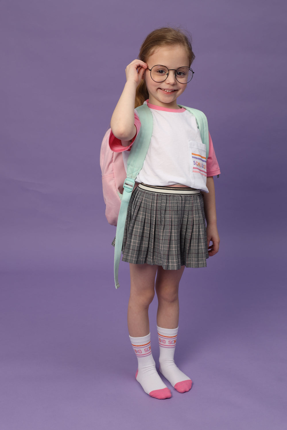 Pink Schulkind Socks