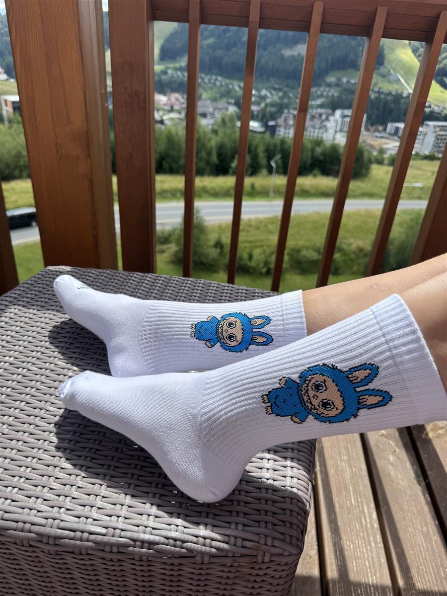 Chaussettes Monster La bleu