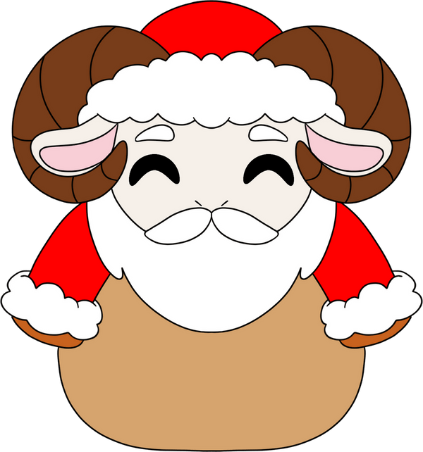 Rammie Santa & Bag (1ft)