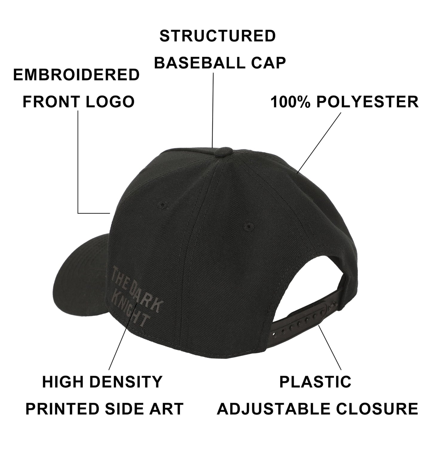 Casquette adulte Batman avec logo
