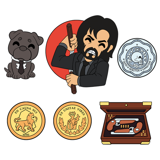 John Wick Pin Set