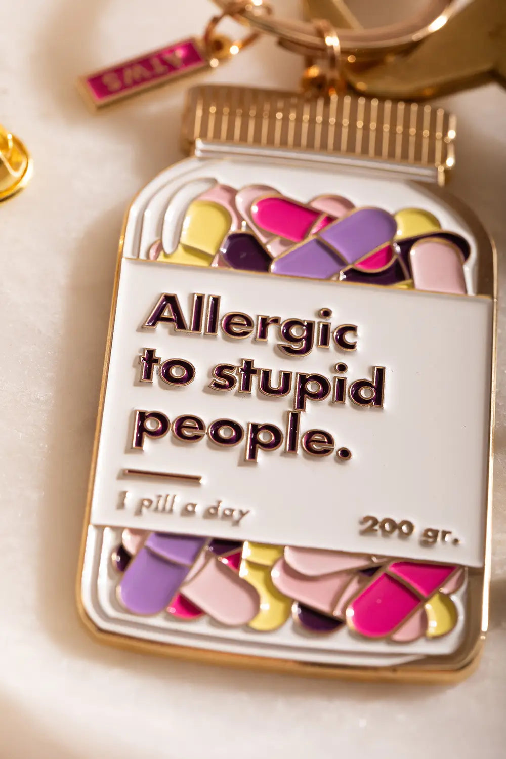 Allergic to - Keychain
