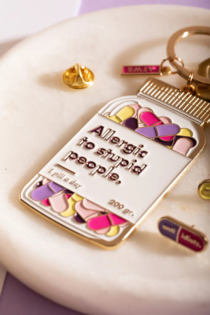 Allergic to - Keychain