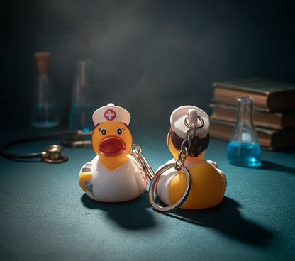 Porte-clés Canard Infirmière Dutch Ducky