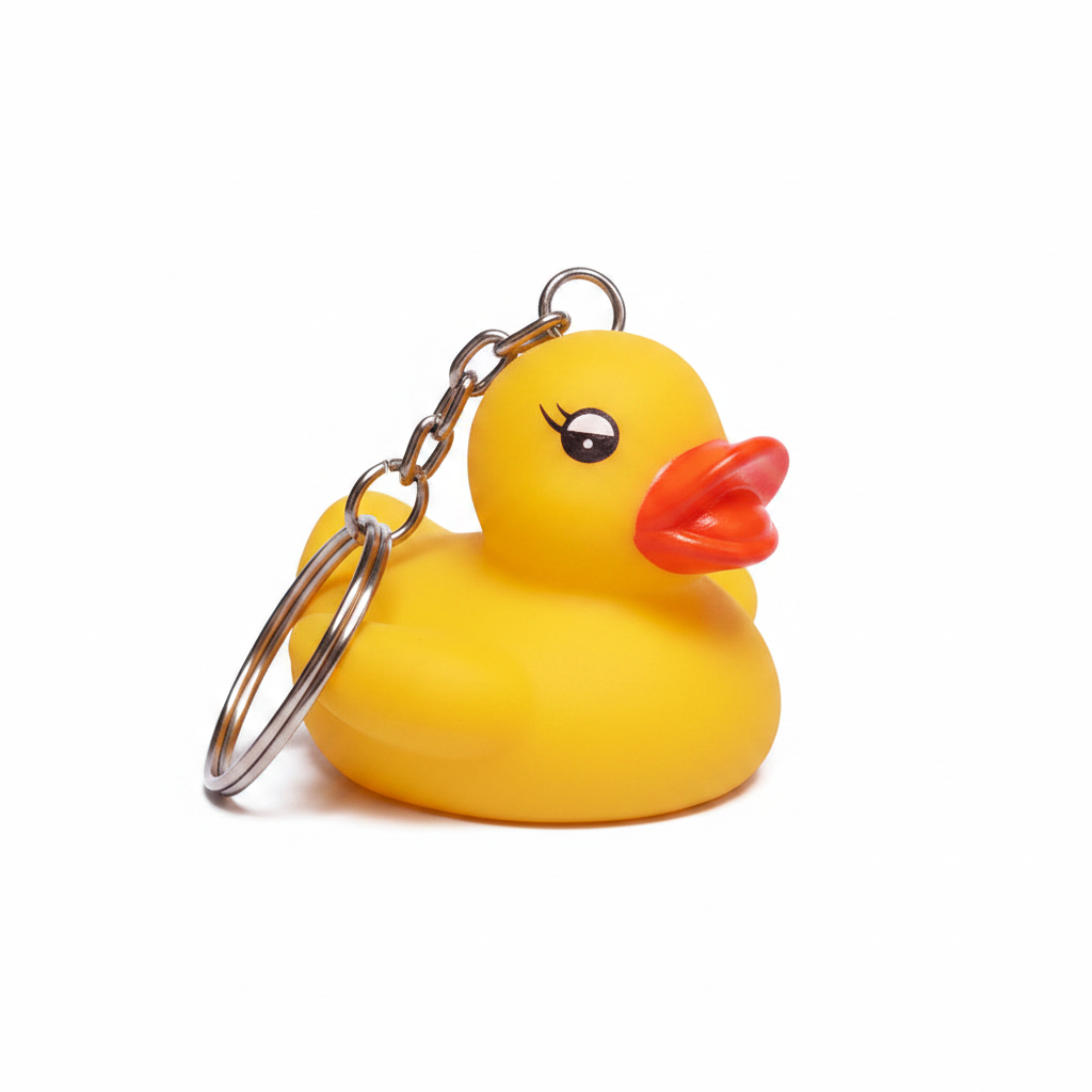Sleutelhanger met badeendje