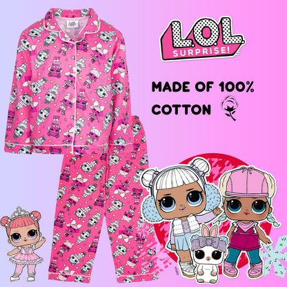 LOL rose Pyjamas with Buttons