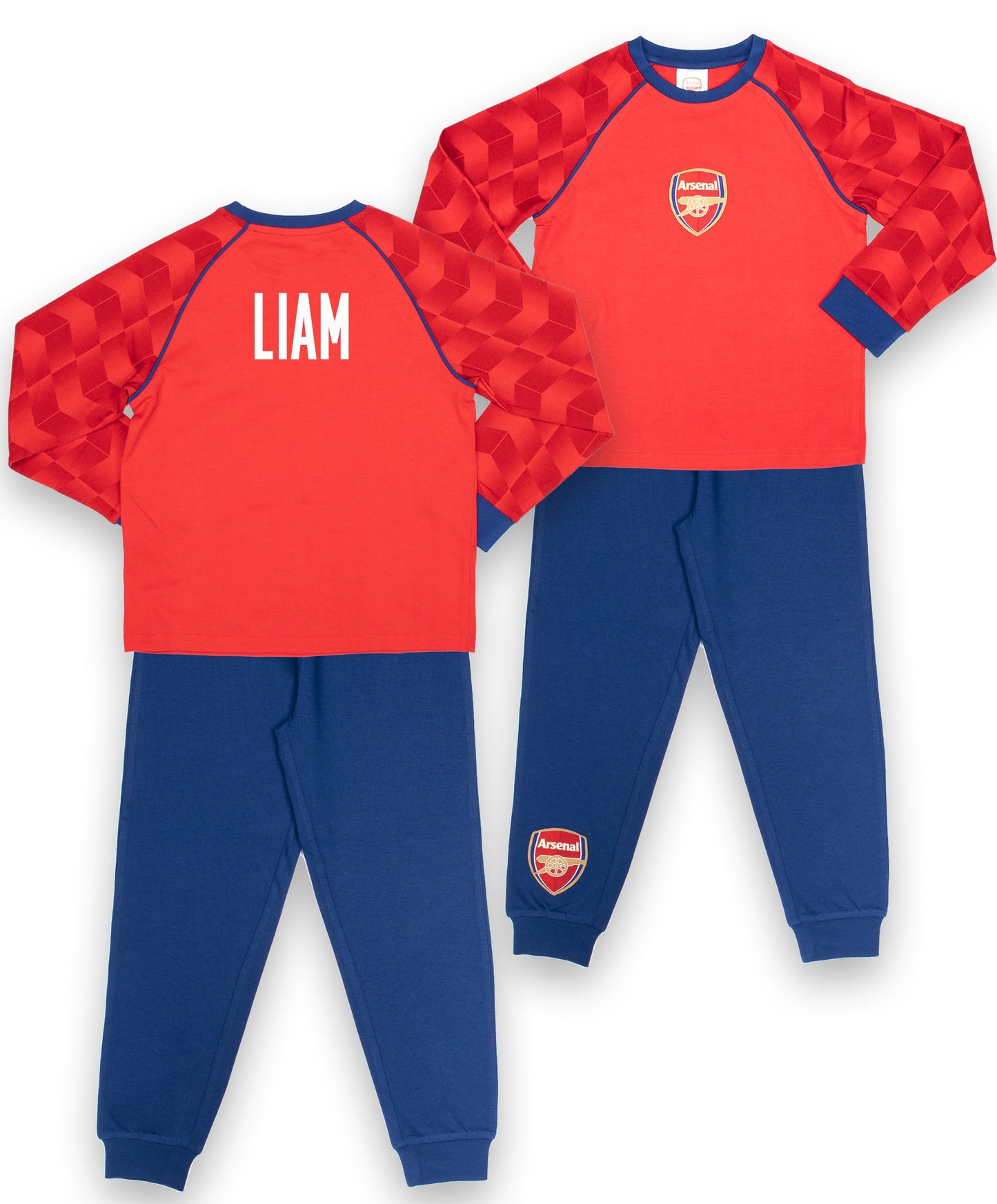 Arsenal F.C. Personalised Pyjamas Red