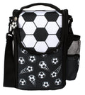 Sac repas avec bandoulière – Strap Lunch Bags – football noir