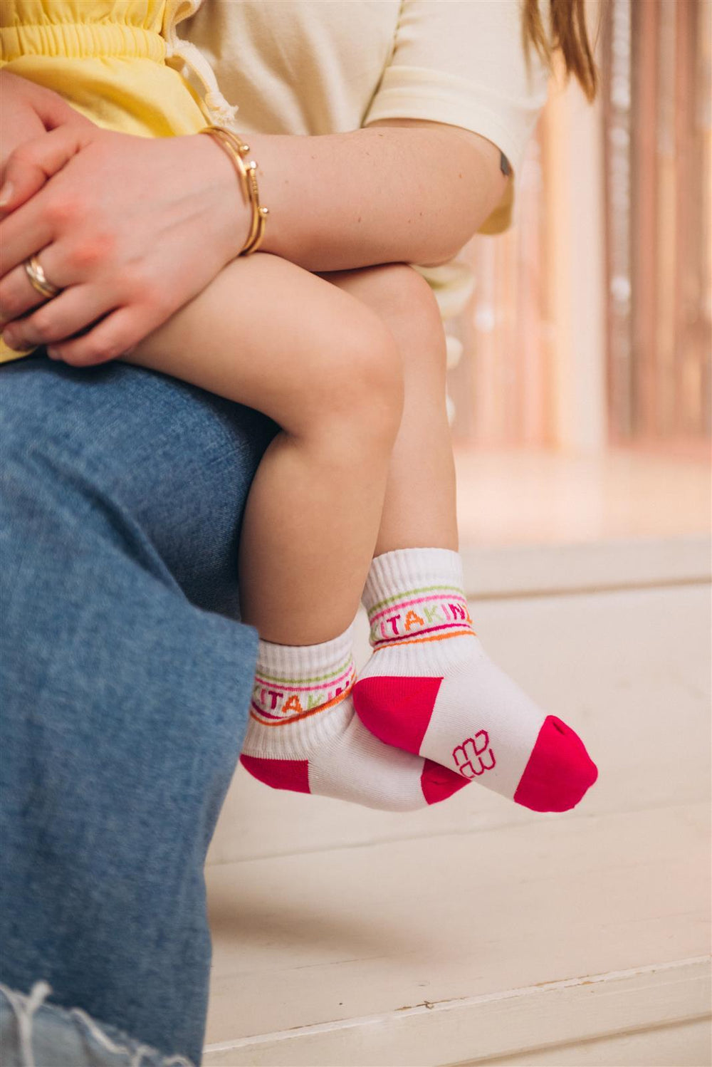 Chaussettes KITAKIND rose